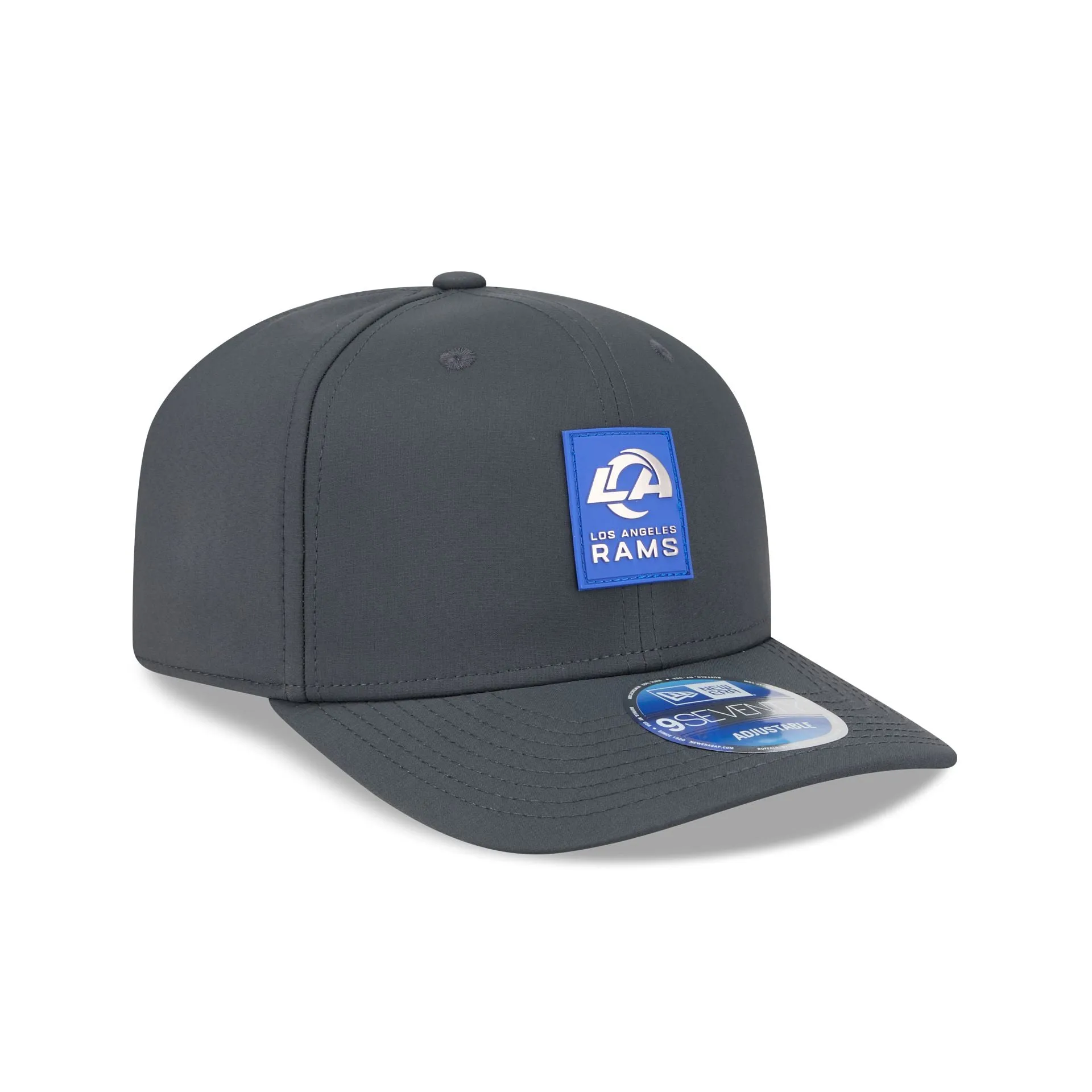 Los Angeles Rams 2025 Sideline Cold Weather Steel Clouds 9SEVENTY Stretch-Snap Hat sold by New Era product image thumbnail 3