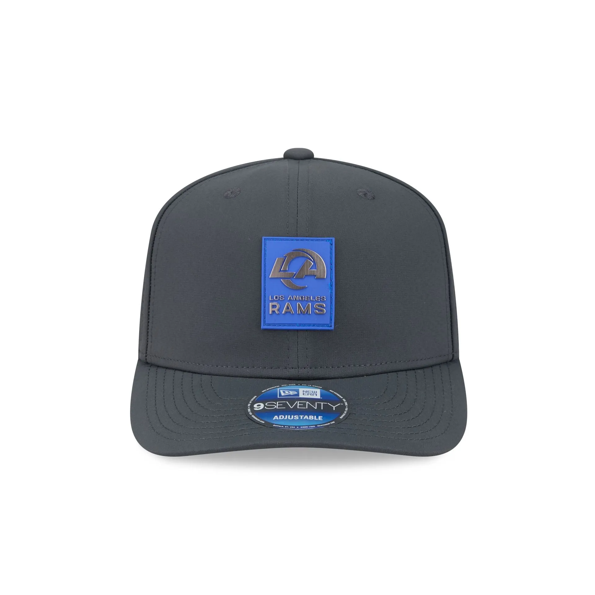 Los Angeles Rams 2025 Sideline Cold Weather Steel Clouds 9SEVENTY Stretch-Snap Hat sold by New Era product image thumbnail 2