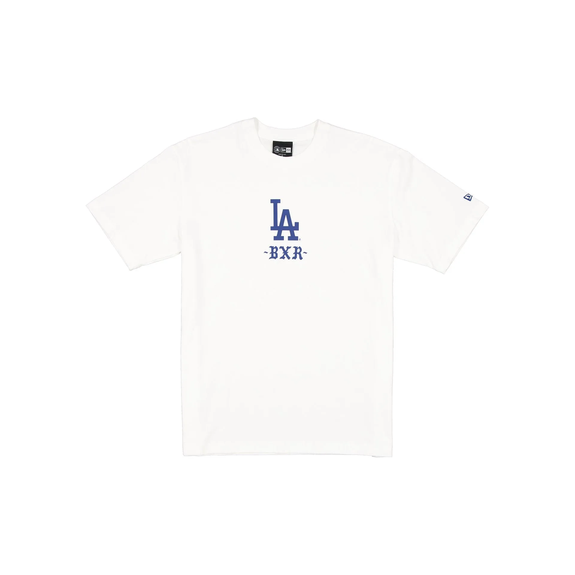 Born x Raised x Los Angeles Dodgers Fly Ball White T-Shirt sold by New Era