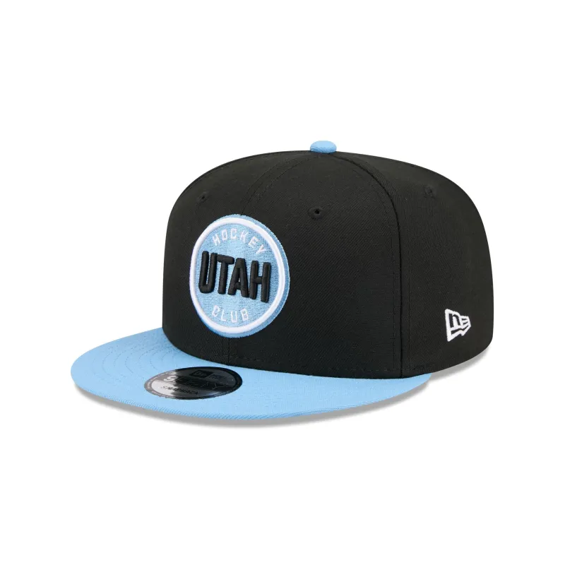 Utah Hockey Club Blue Visor 9FIFTY Snapback Hat sold by New Era