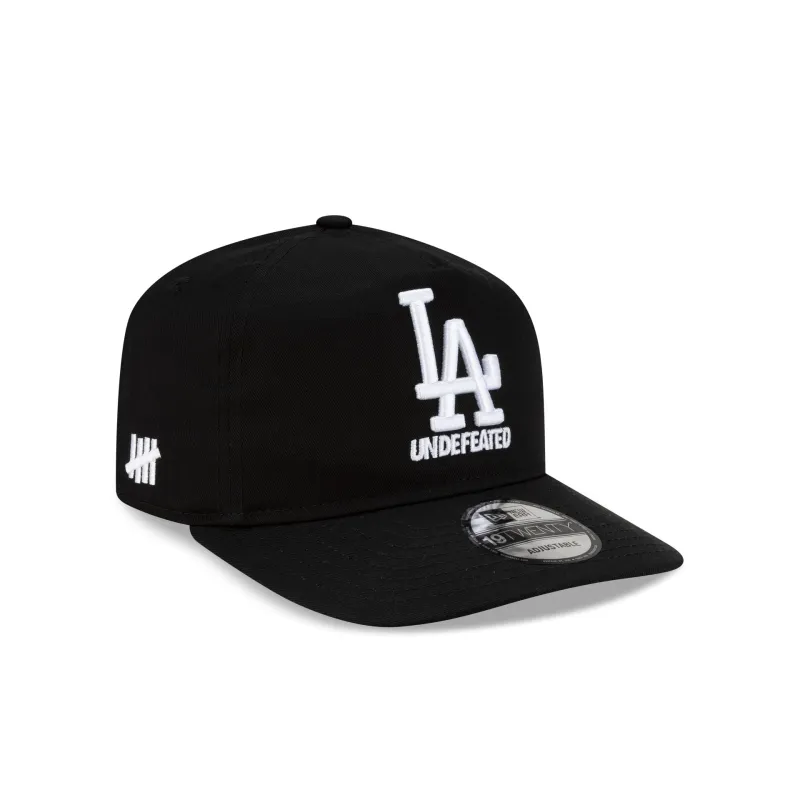 Undefeated x Los Angeles Dodgers Stacked Black 19TWENTY Adjustable Hat sold by New Era