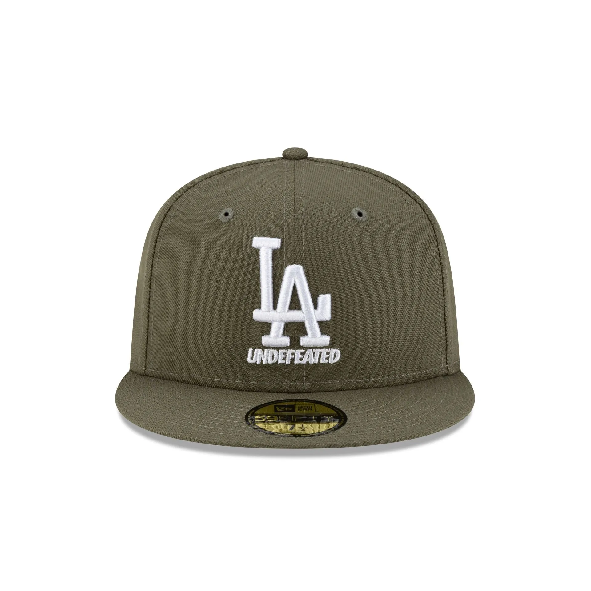 Undefeated x Los Angeles Dodgers Stacked Olive 59FIFTY Fitted Hat sold by New Era product image thumbnail 2