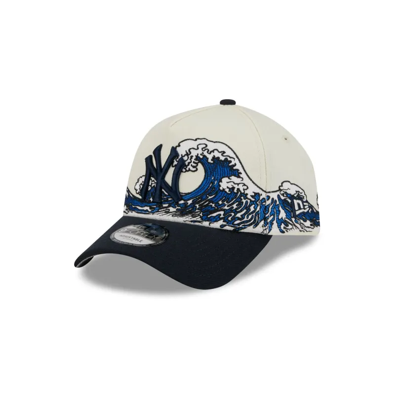 New York Yankees Tidal Flow 9FORTY A-Frame Snapback Hat sold by New Era