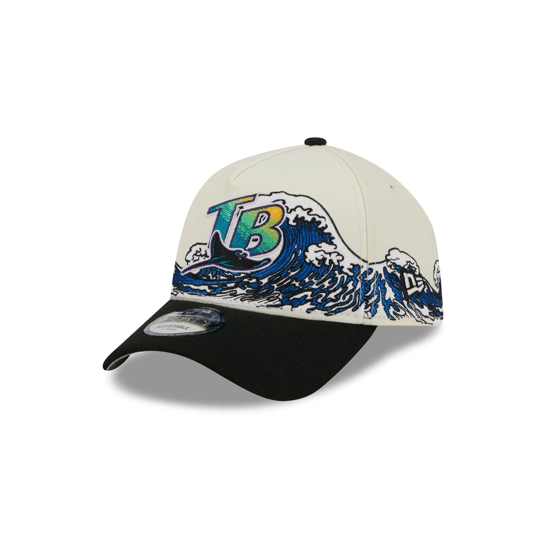 Tampa Bay Rays Tidal Flow 9FORTY A-Frame Snapback Hat sold by New Era