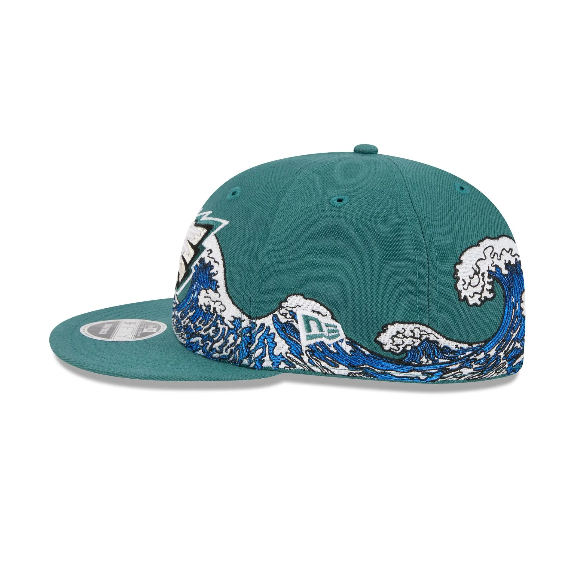 Philadelphia Eagles Tidal Flow Retro Crown 9FIFTY Adjustable Hat sold by New Era product image thumbnail 4