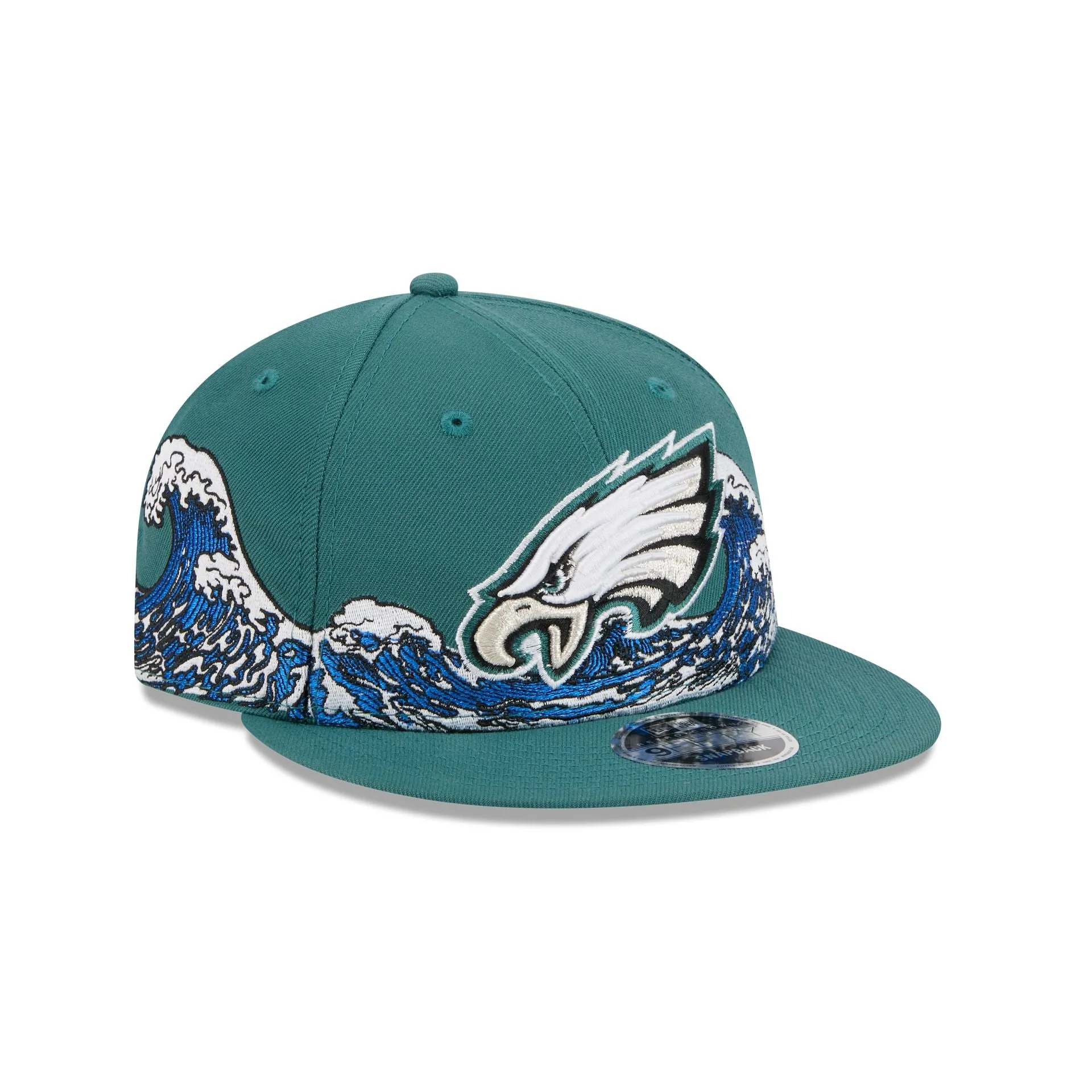 Philadelphia Eagles Tidal Flow Retro Crown 9FIFTY Adjustable Hat sold by New Era product image thumbnail 3