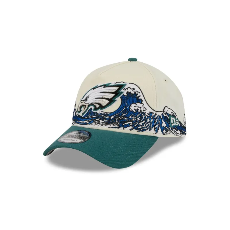 Philadelphia Eagles Tidal Flow 9FORTY A-Frame Snapback Hat sold by New Era