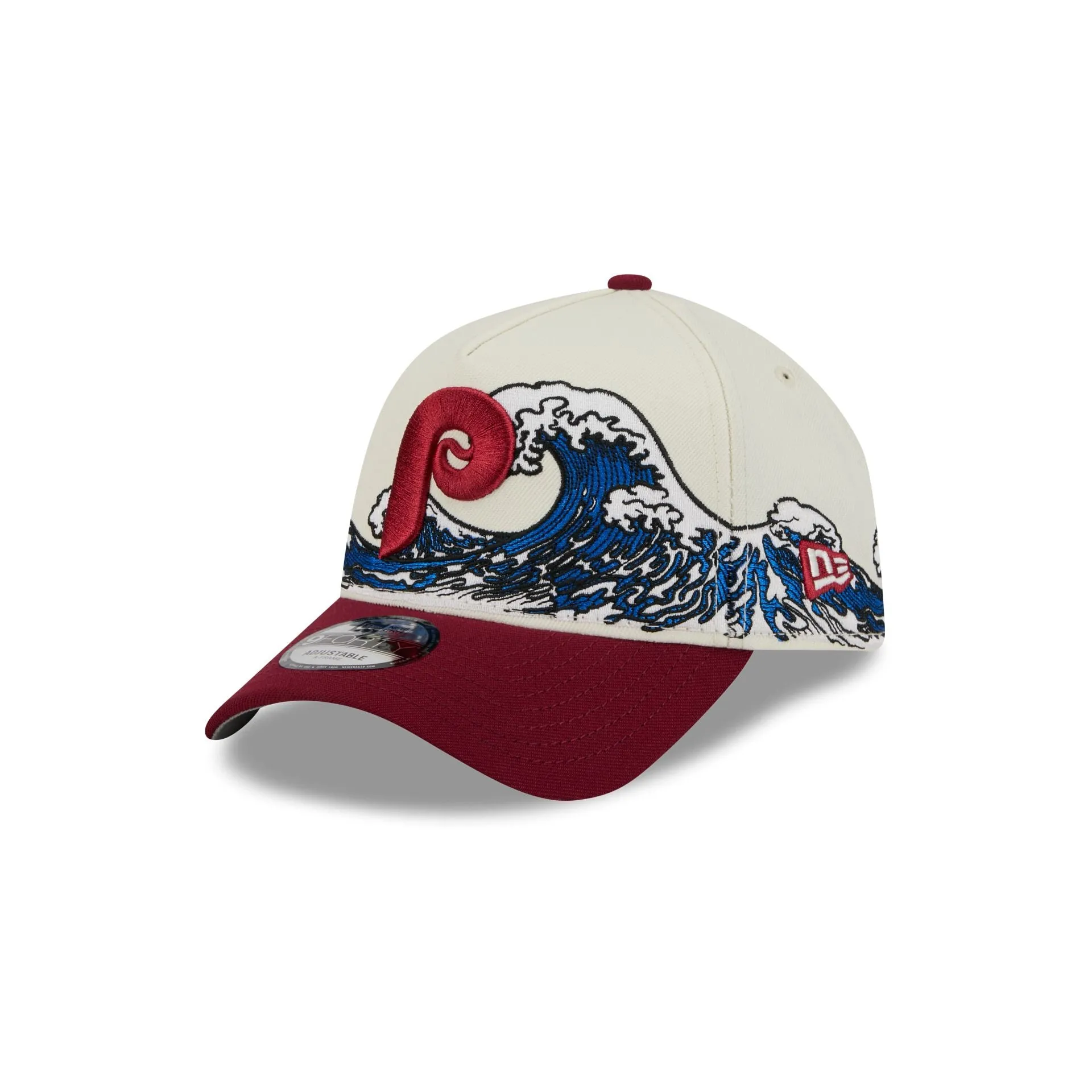 Philadelphia Phillies Tidal Flow 9FORTY A-Frame Snapback Hat sold by New Era