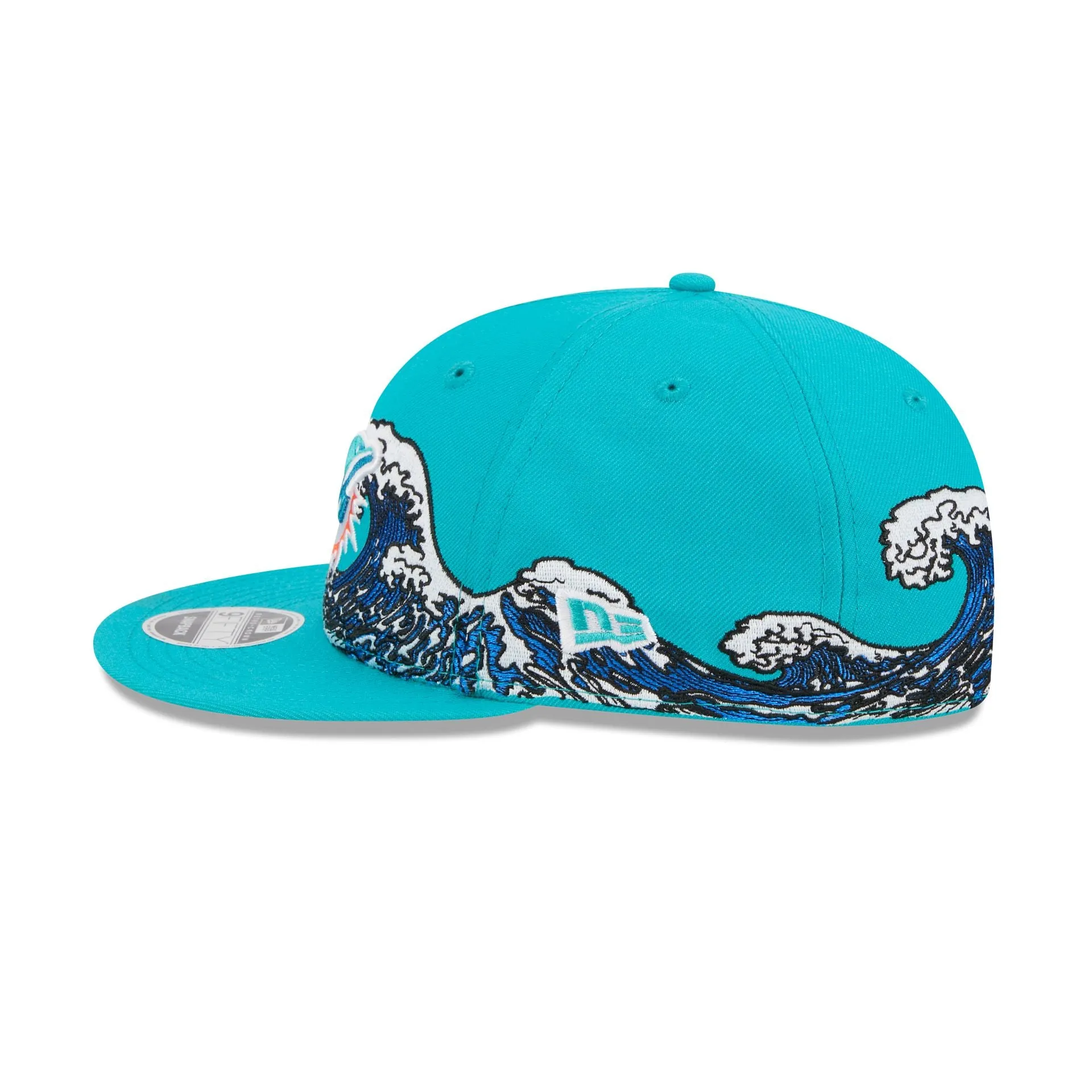 Miami Dolphins Tidal Flow Retro Crown 9FIFTY Adjustable Hat sold by New Era product image thumbnail 4
