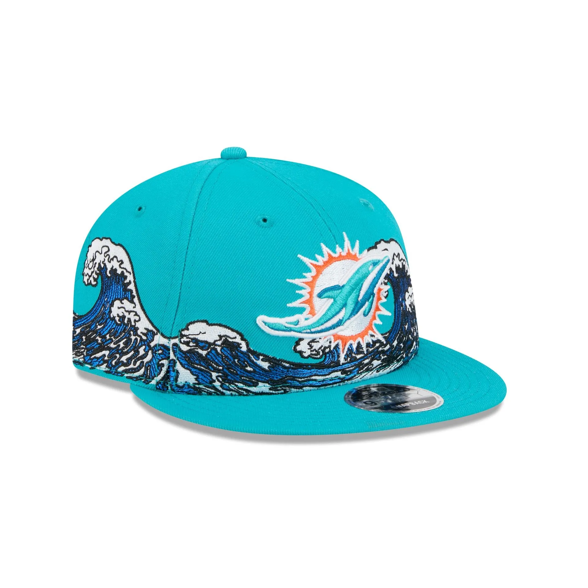 Miami Dolphins Tidal Flow Retro Crown 9FIFTY Adjustable Hat sold by New Era product image thumbnail 3