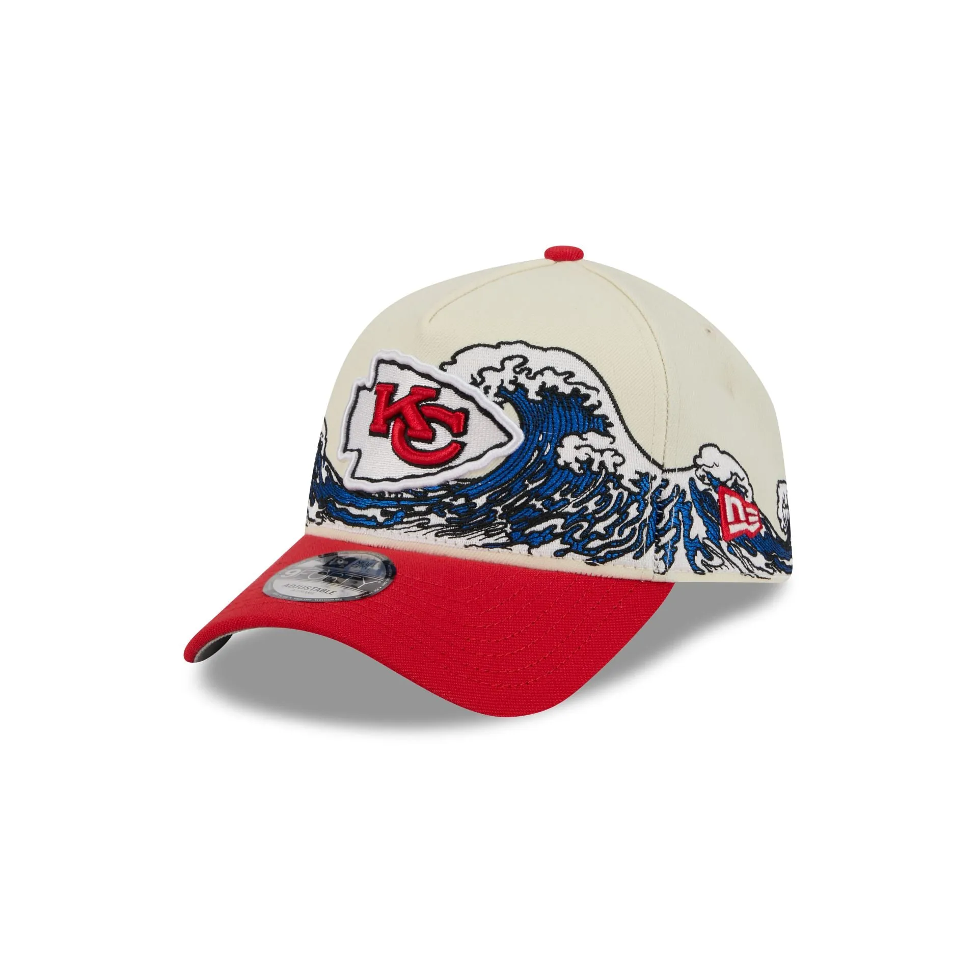 Kansas City Chiefs Tidal Flow 9FORTY A-Frame Snapback Hat sold by New Era