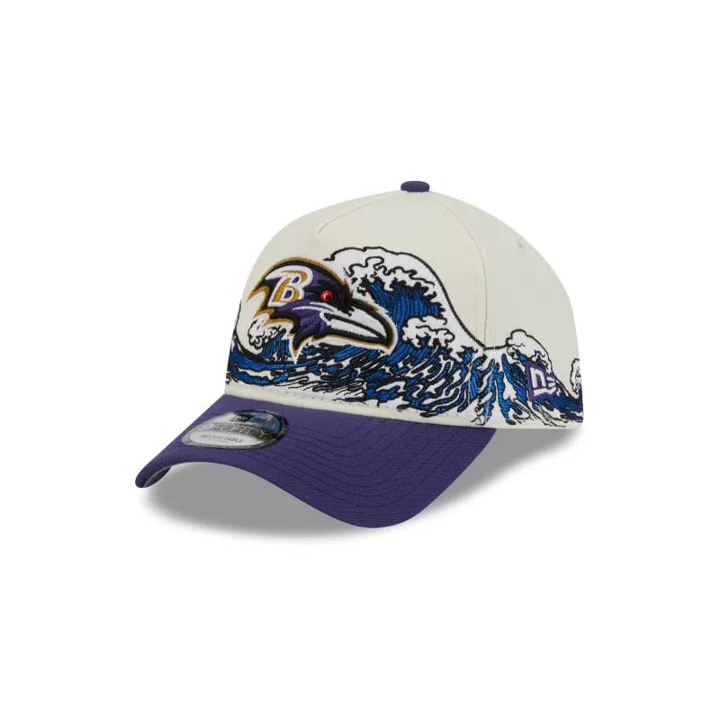 Baltimore Ravens Tidal Flow 9FORTY A-Frame Snapback Hat sold by New Era