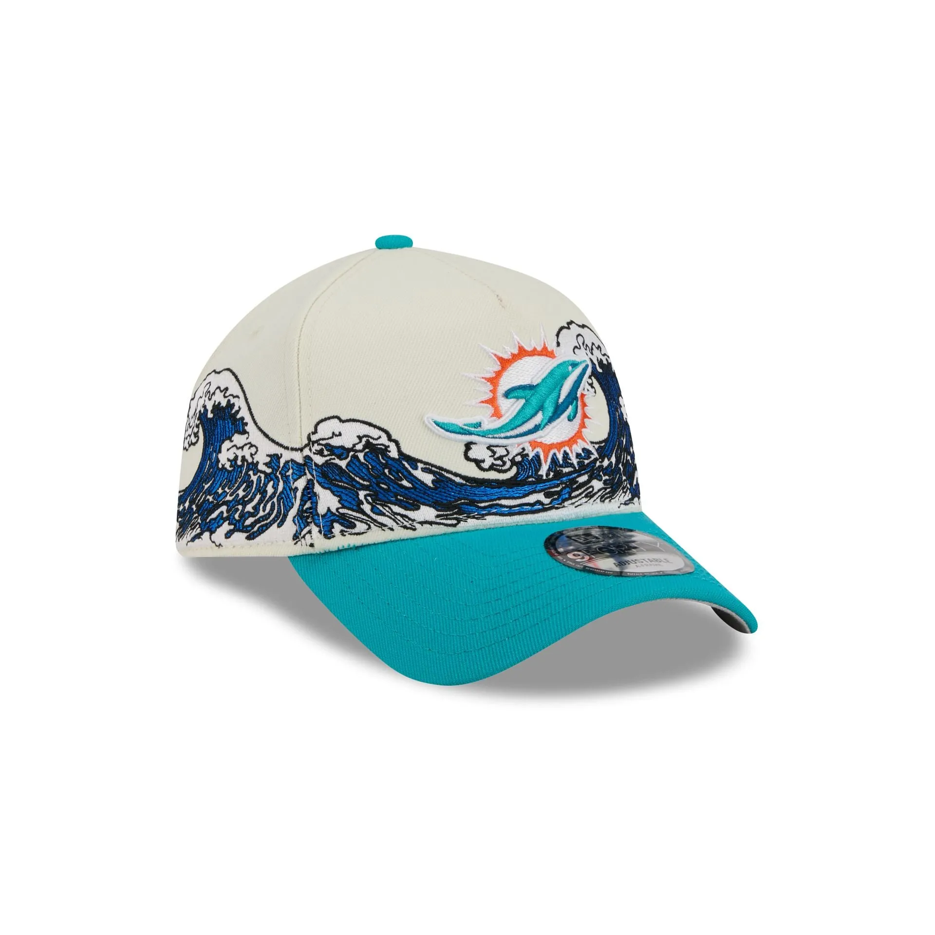 Miami Dolphins Tidal Flow 9FORTY A-Frame Snapback Hat sold by New Era product image thumbnail 3