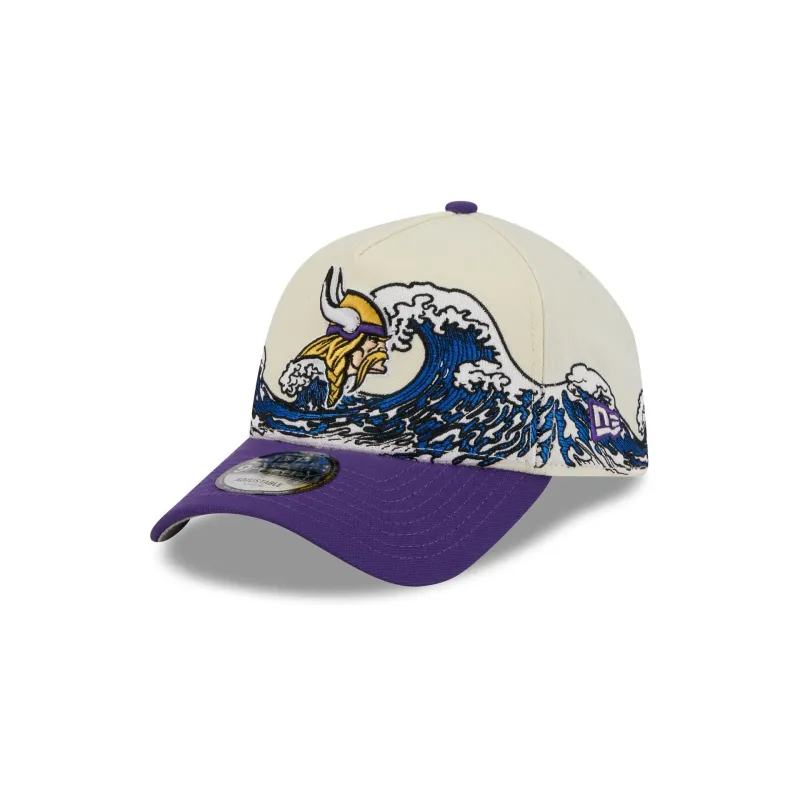 Minnesota Vikings Tidal Flow 9FORTY A-Frame Snapback Hat sold by New Era