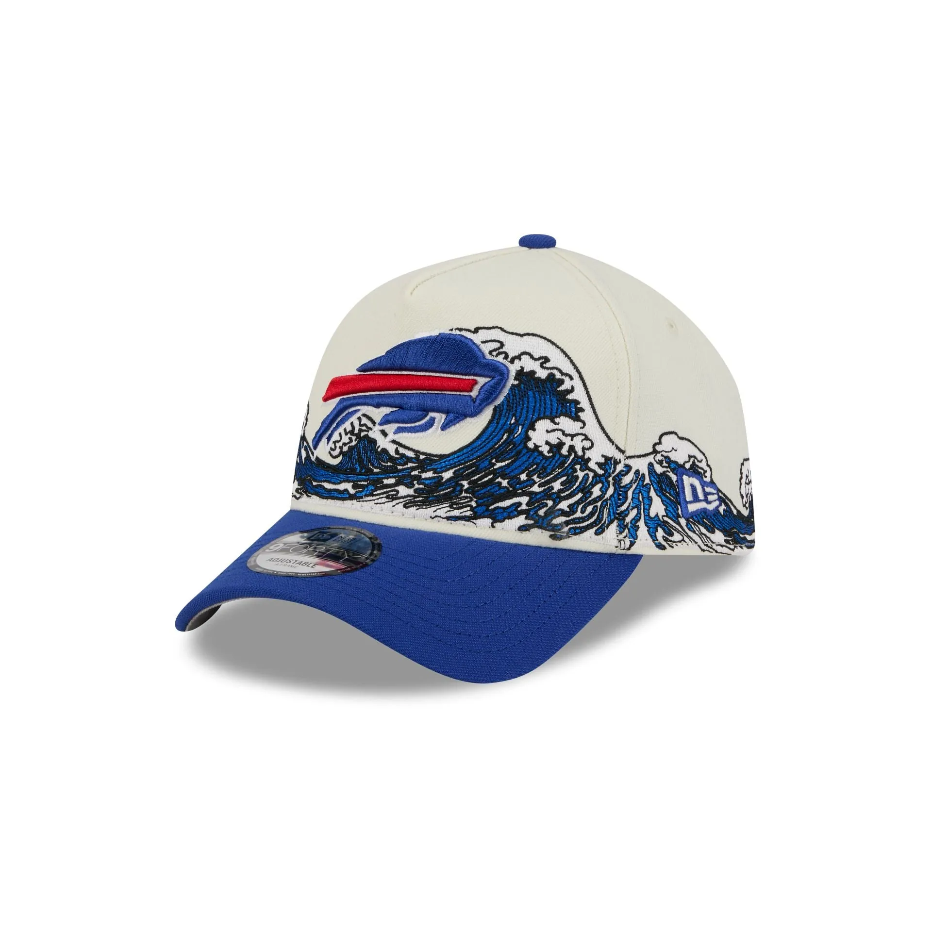 Buffalo Bills Tidal Flow 9FORTY A-Frame Snapback Hat sold by New Era