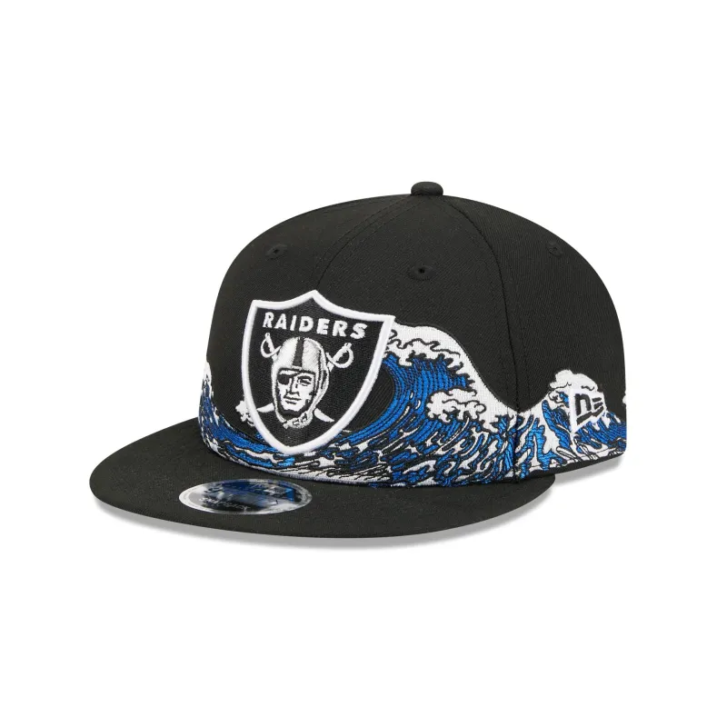 Las Vegas Raiders Tidal Flow Retro Crown 9FIFTY Adjustable Hat sold by New Era