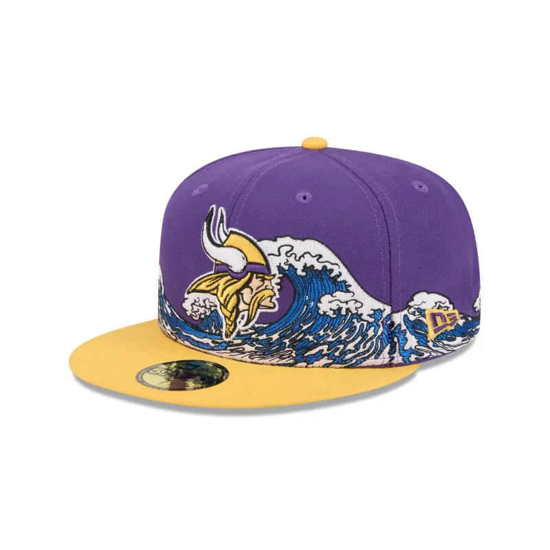 Minnesota Vikings Tidal Flow 59FIFTY Fitted Hat sold by New Era