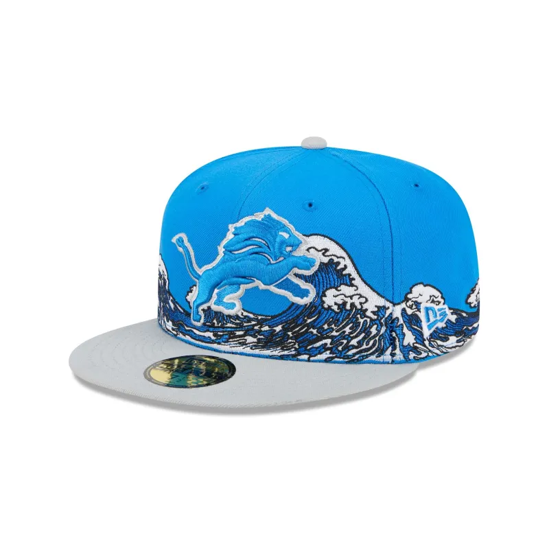 Detroit Lions Tidal Flow 59FIFTY Fitted Hat sold by New Era