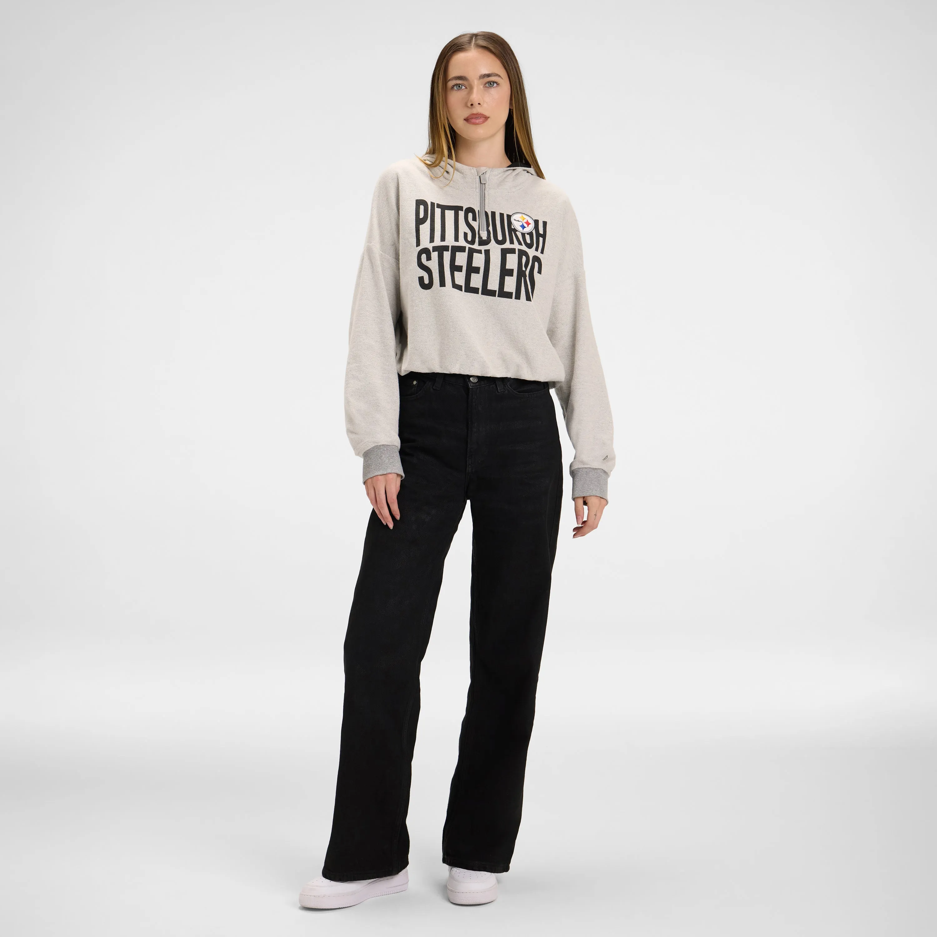 Buffalo Sabres Sport Night Heather Gray Women's Hoodie sold by New Era product image thumbnail 5