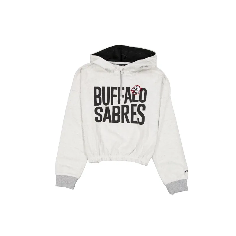 Buffalo Sabres Sport Night Heather Gray Women's Hoodie sold by New Era
