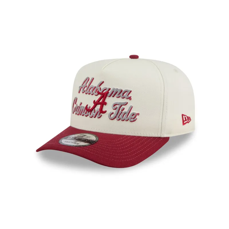 Alabama Crimson Tide Chainstitch 9FIFTY A-Frame Snapback Hat sold by New Era