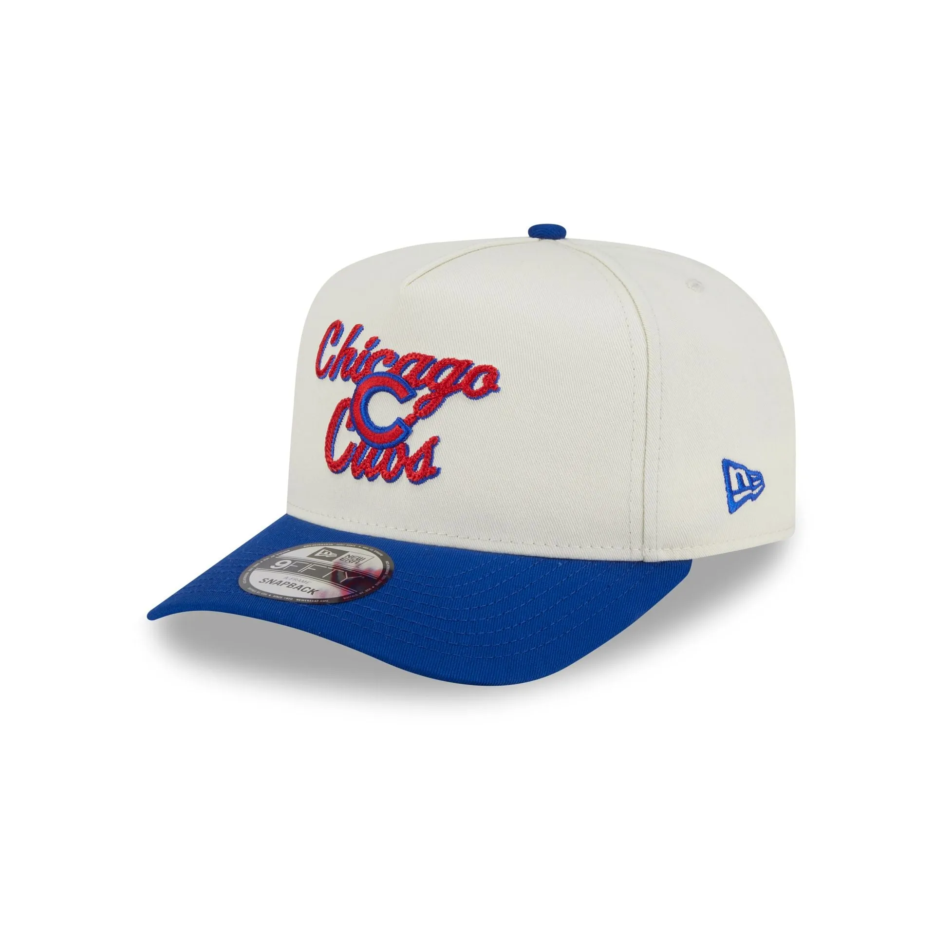 Chicago Cubs Chainstitch 9FIFTY A-Frame Snapback Hat sold by New Era