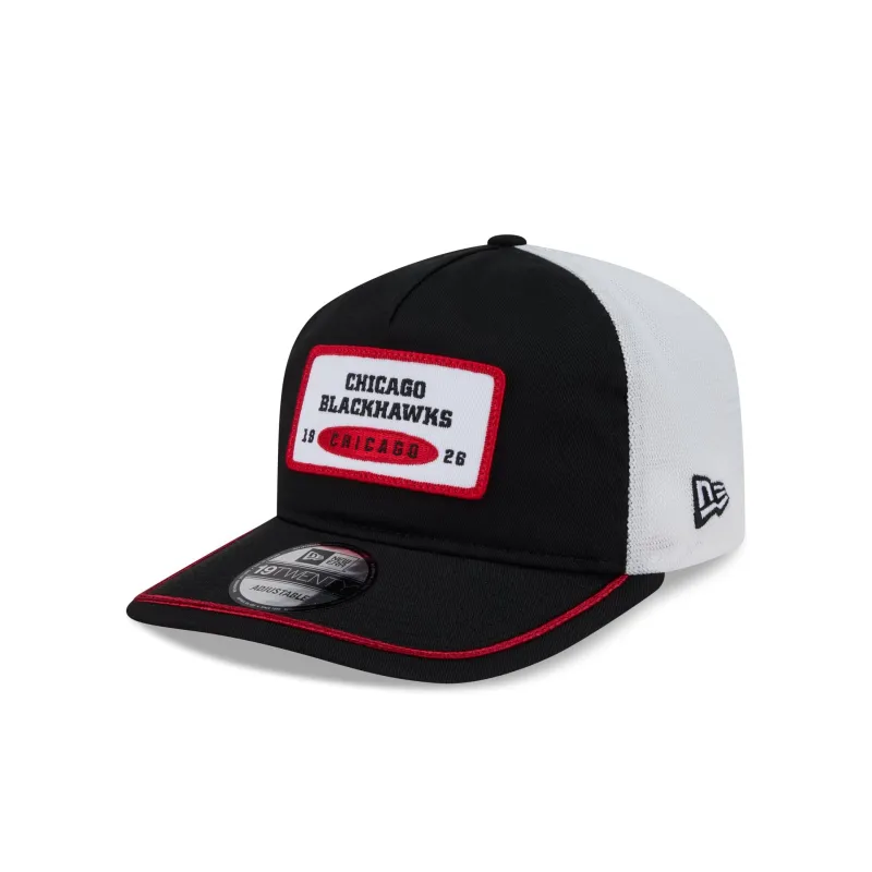 Chicago Blackhawks Patch 19TWENTY Trucker Hat sold by New Era