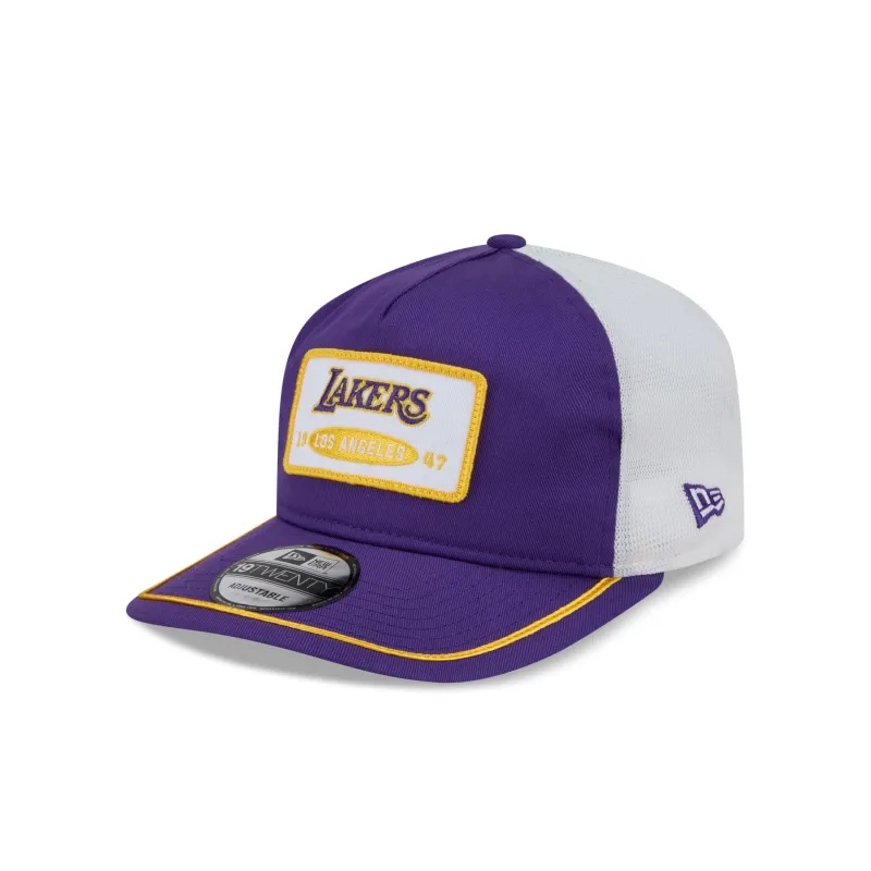Los Angeles Lakers Patch 19TWENTY Trucker Hat sold by New Era