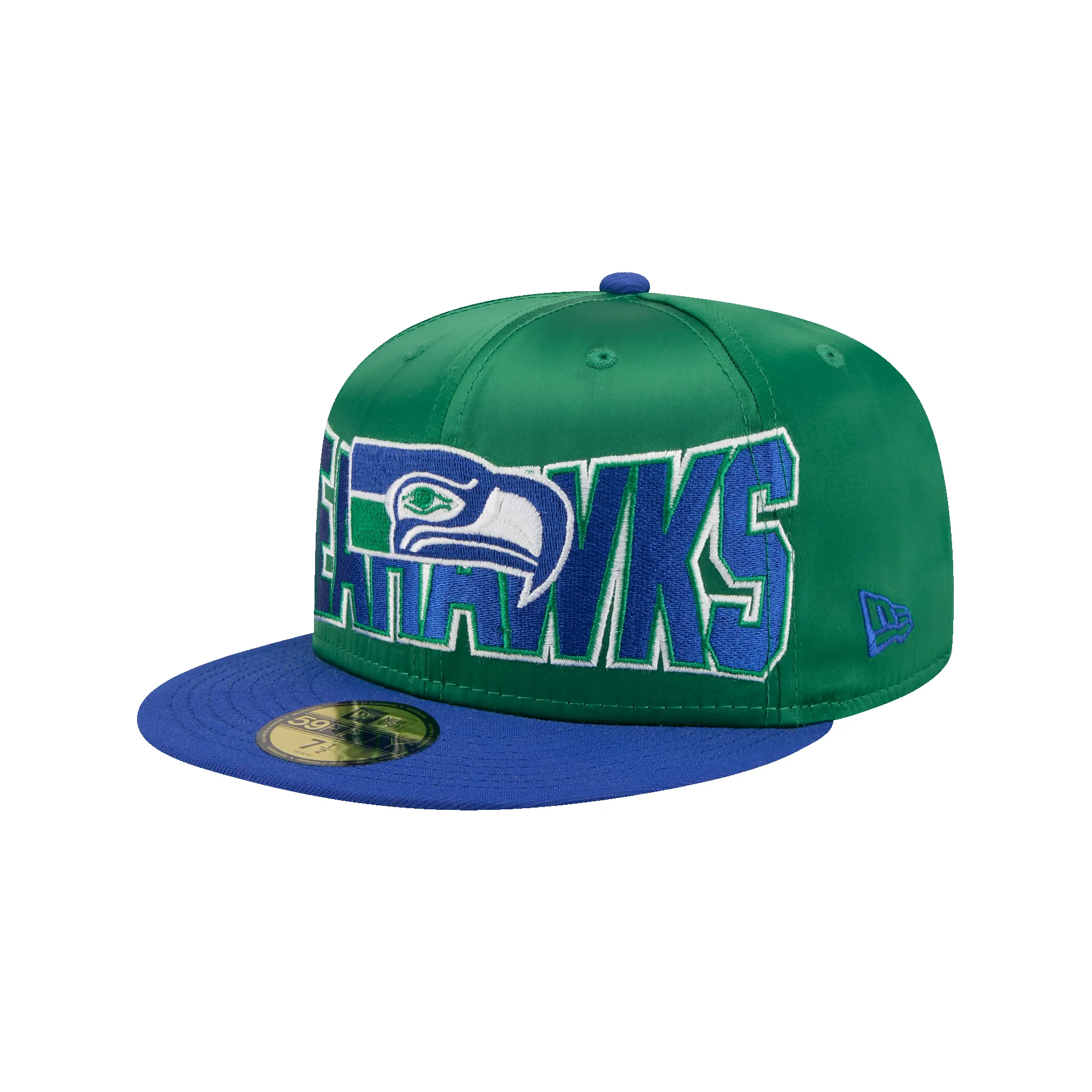 Seattle Seahawks Bold Satin 59FIFTY Fitted Hat sold by New Era