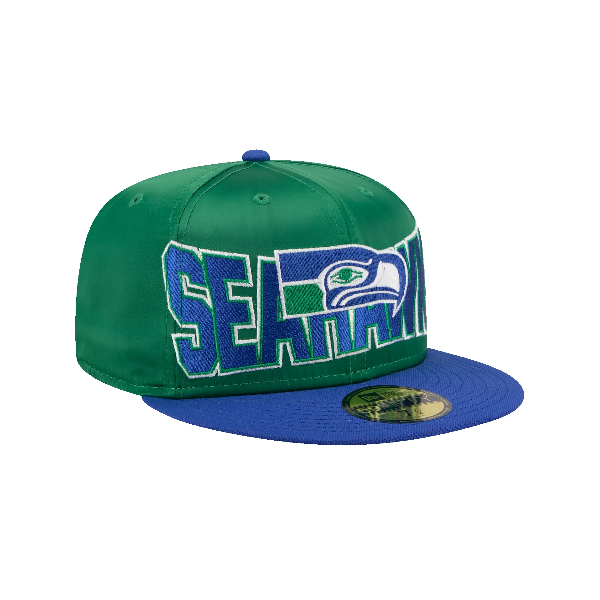 Seattle Seahawks Bold Satin 59FIFTY Fitted Hat sold by New Era product image thumbnail 3