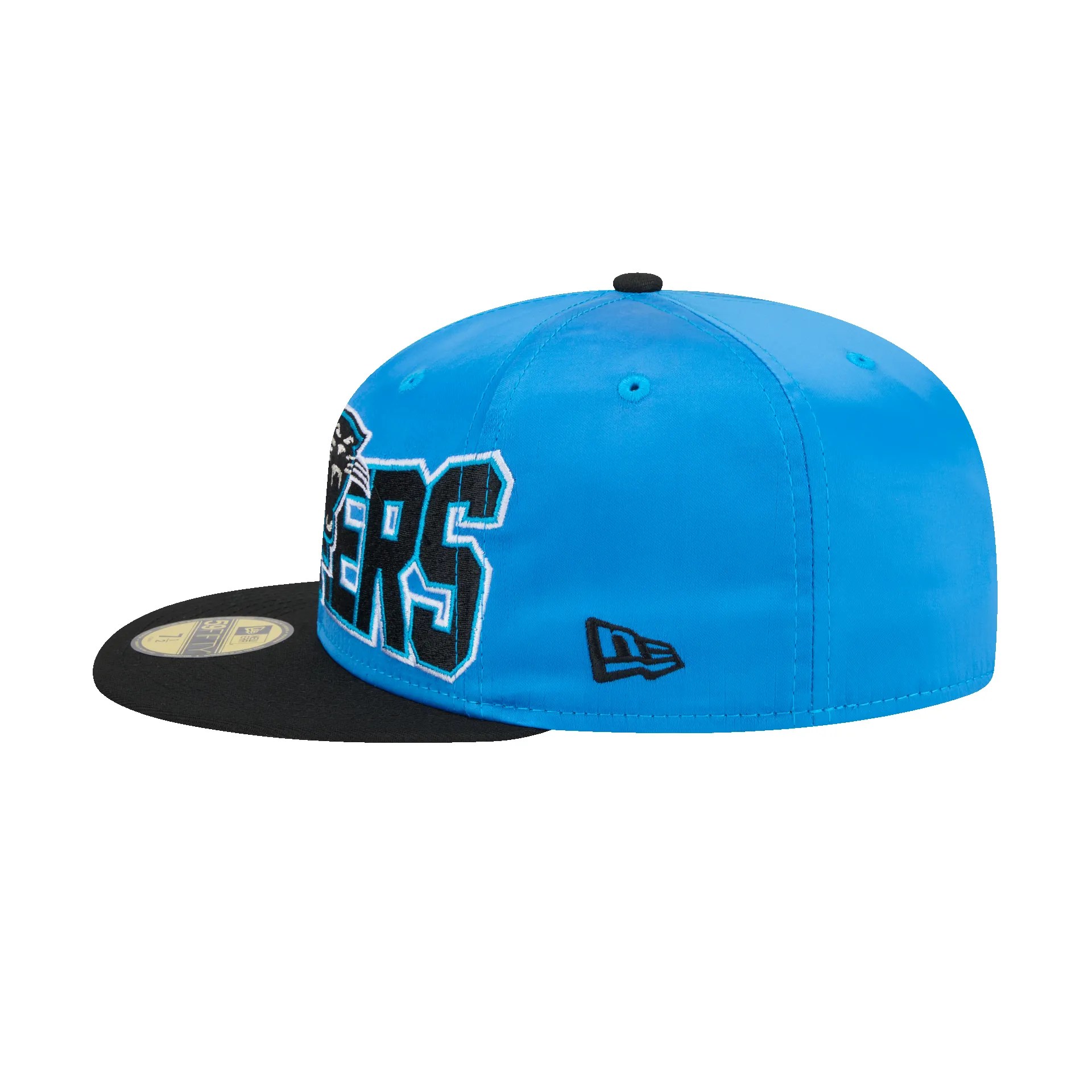 Carolina Panthers Bold Satin 59FIFTY Fitted Hat sold by New Era product image thumbnail 4