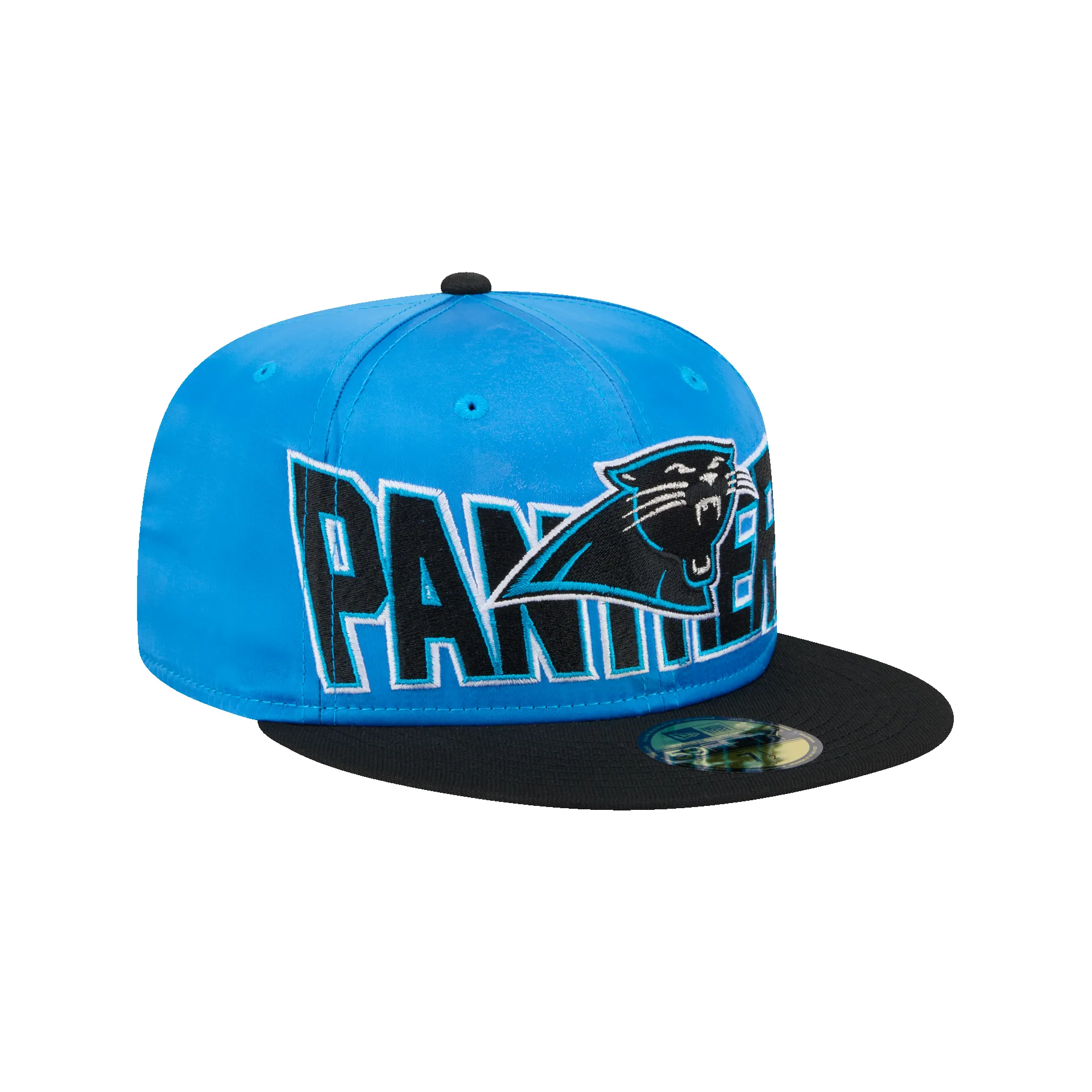 Carolina Panthers Bold Satin 59FIFTY Fitted Hat sold by New Era product image thumbnail 3