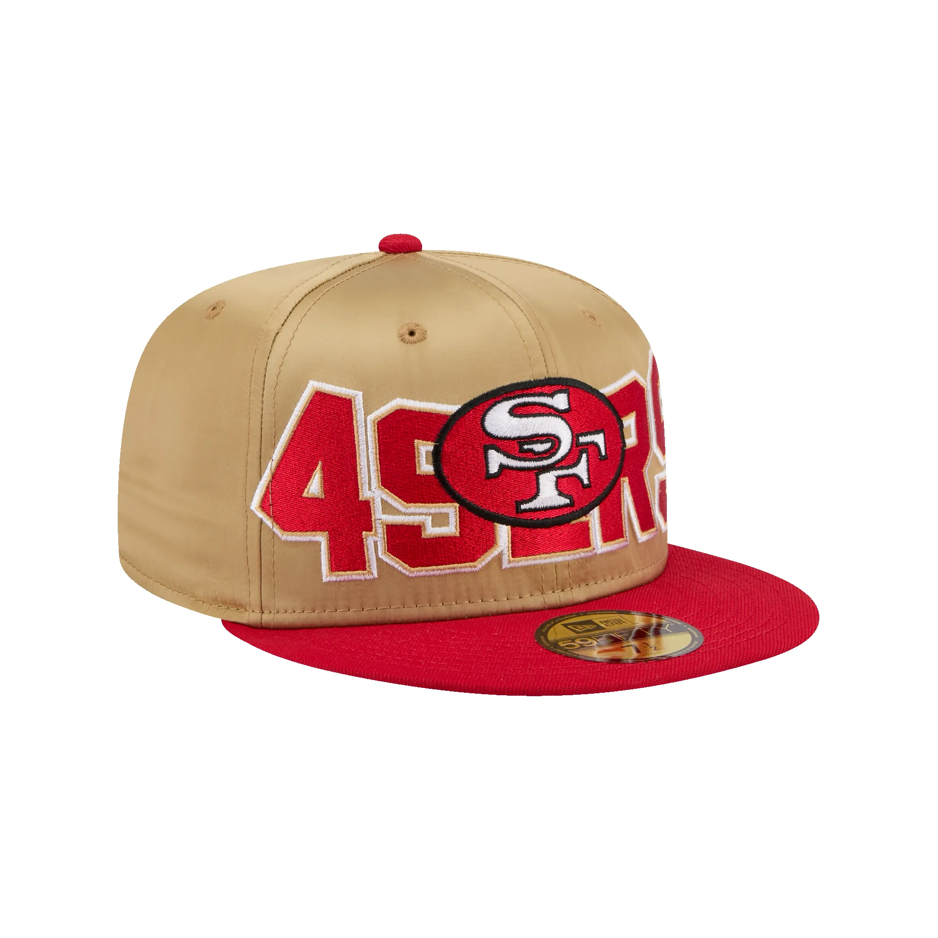 San Francisco 49ers Bold Satin 59FIFTY Fitted Hat sold by New Era product image thumbnail 3