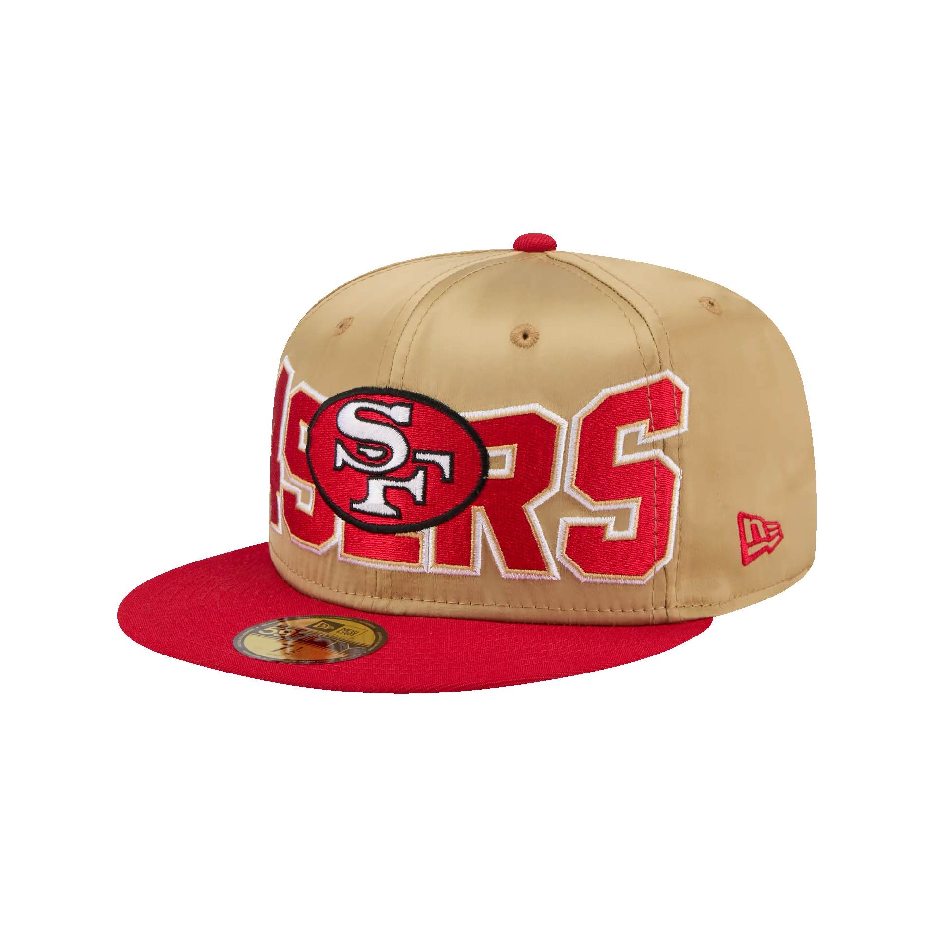 San Francisco 49ers Bold Satin 59FIFTY Fitted Hat sold by New Era