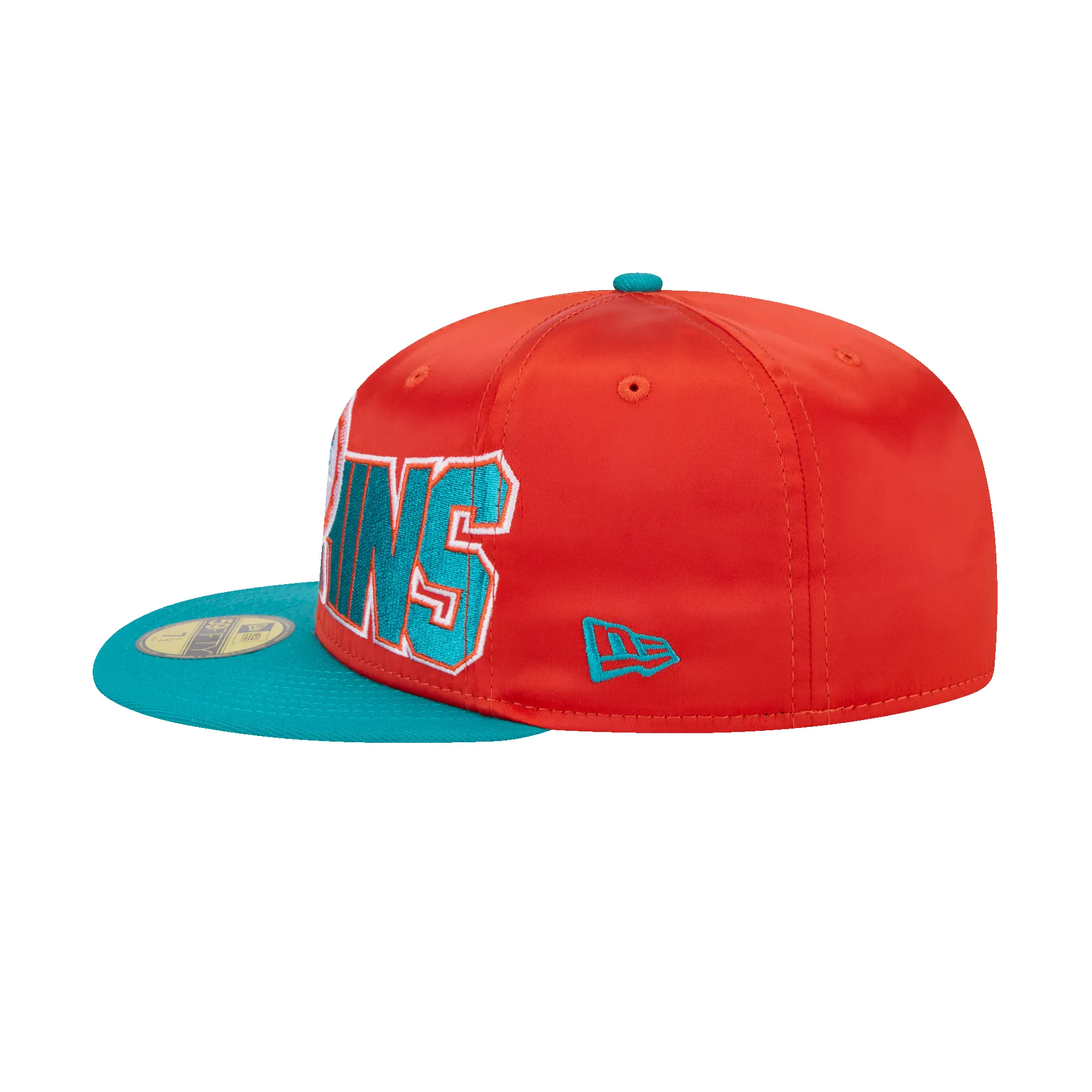 Miami Dolphins Bold Satin 59FIFTY Fitted Hat sold by New Era product image thumbnail 4