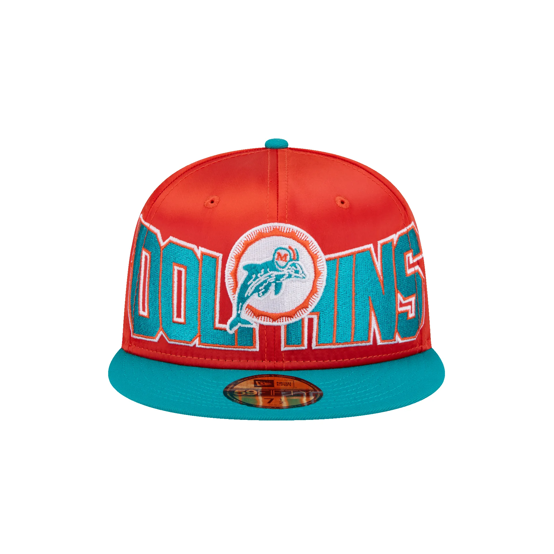 Miami Dolphins Bold Satin 59FIFTY Fitted Hat sold by New Era product image thumbnail 2