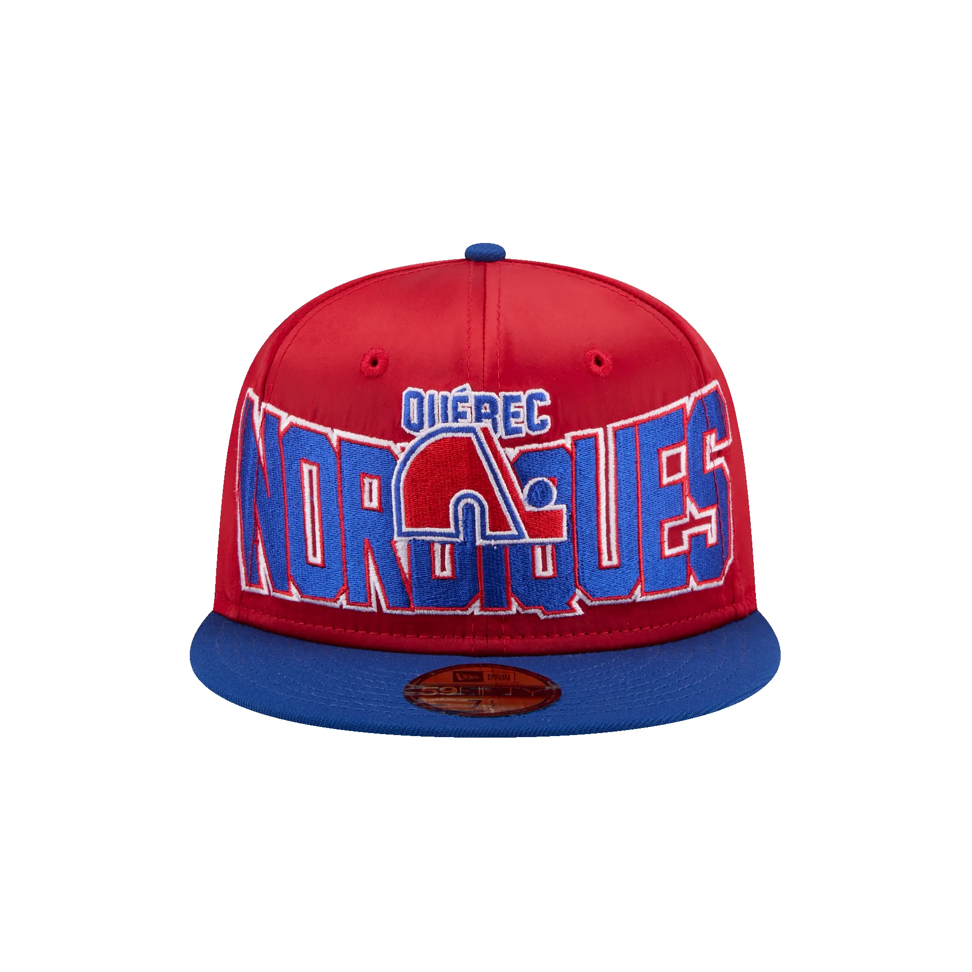 Quebec Nordiques Bold Satin 59FIFTY Fitted Hat sold by New Era product image thumbnail 2