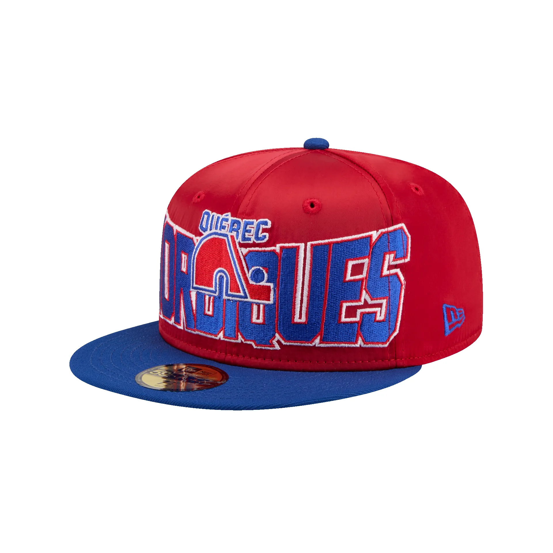 Quebec Nordiques Bold Satin 59FIFTY Fitted Hat sold by New Era