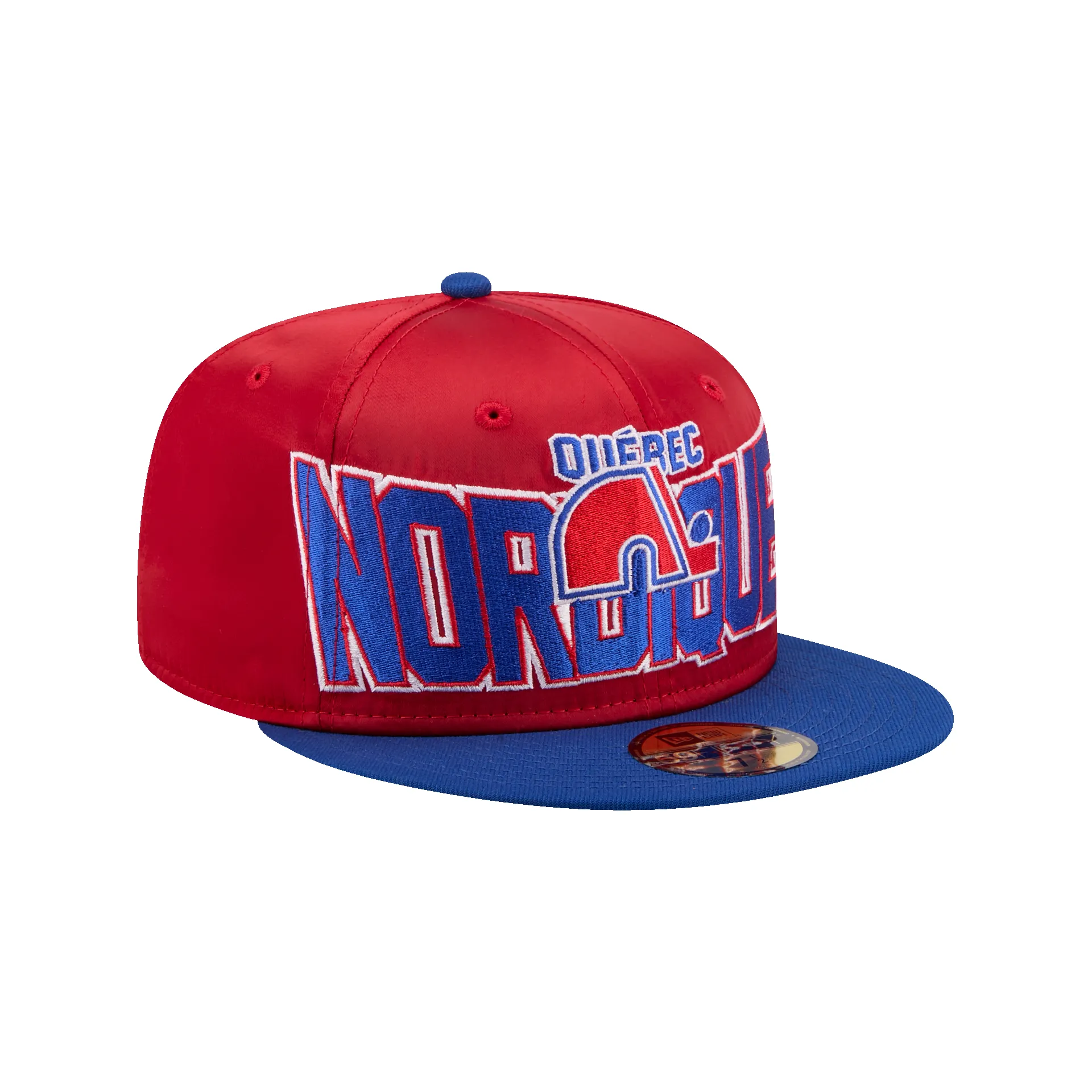 Quebec Nordiques Bold Satin 59FIFTY Fitted Hat sold by New Era product image thumbnail 3