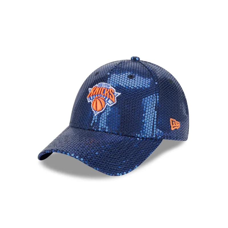 New York Knicks Sequin Women's 9FORTY Adjustable Hat sold by New Era