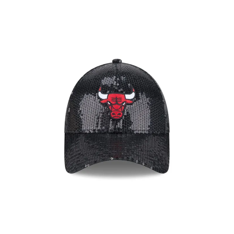 Chicago Bulls Sequin Women's 9FORTY Adjustable Hat sold by New Era