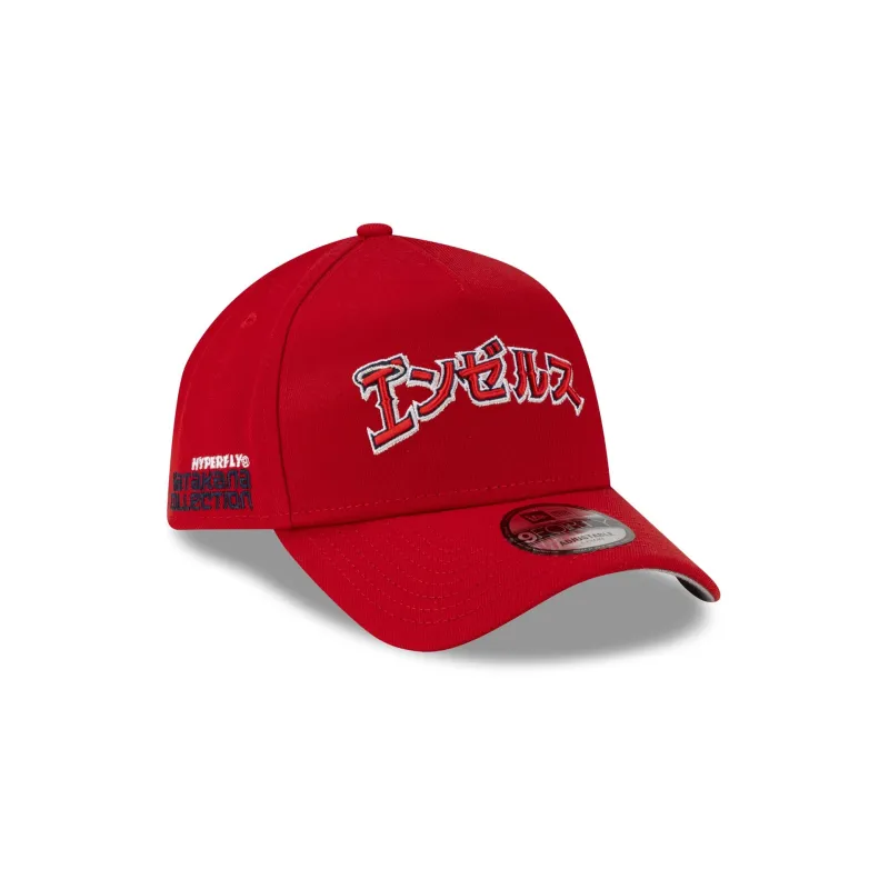 Hyperfly Katakana x Los Angeles Angels 9FORTY A-Frame Snapback Hat sold by New Era