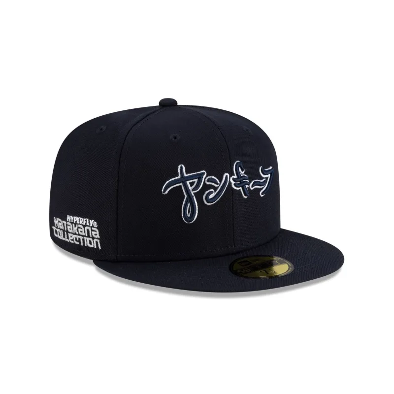 Hyperfly Katakana x New York Yankees 59FIFTY Fitted Hat sold by New Era