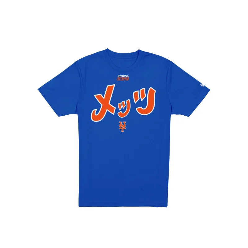 Hyperfly Katakana x New York Mets T-Shirt sold by New Era