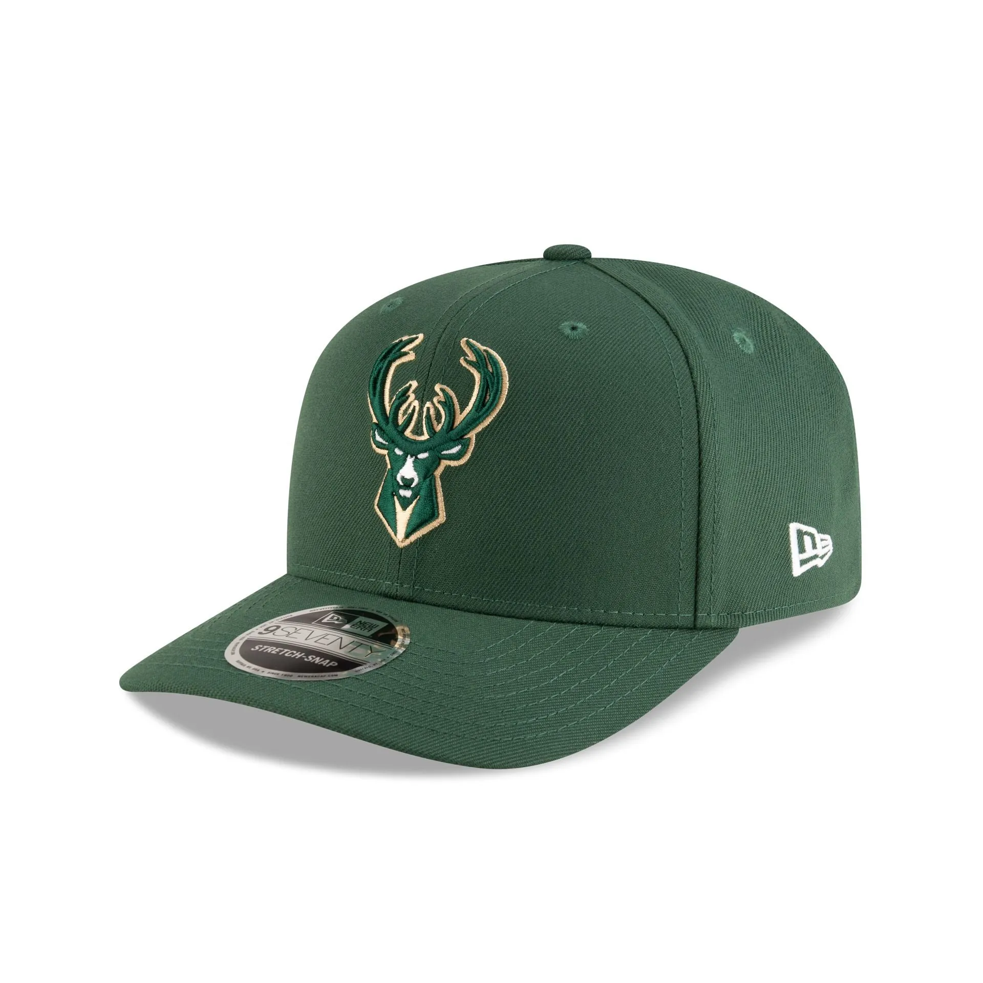 Milwaukee Bucks Team 9SEVENTY Stretch-Snap Hat sold by New Era