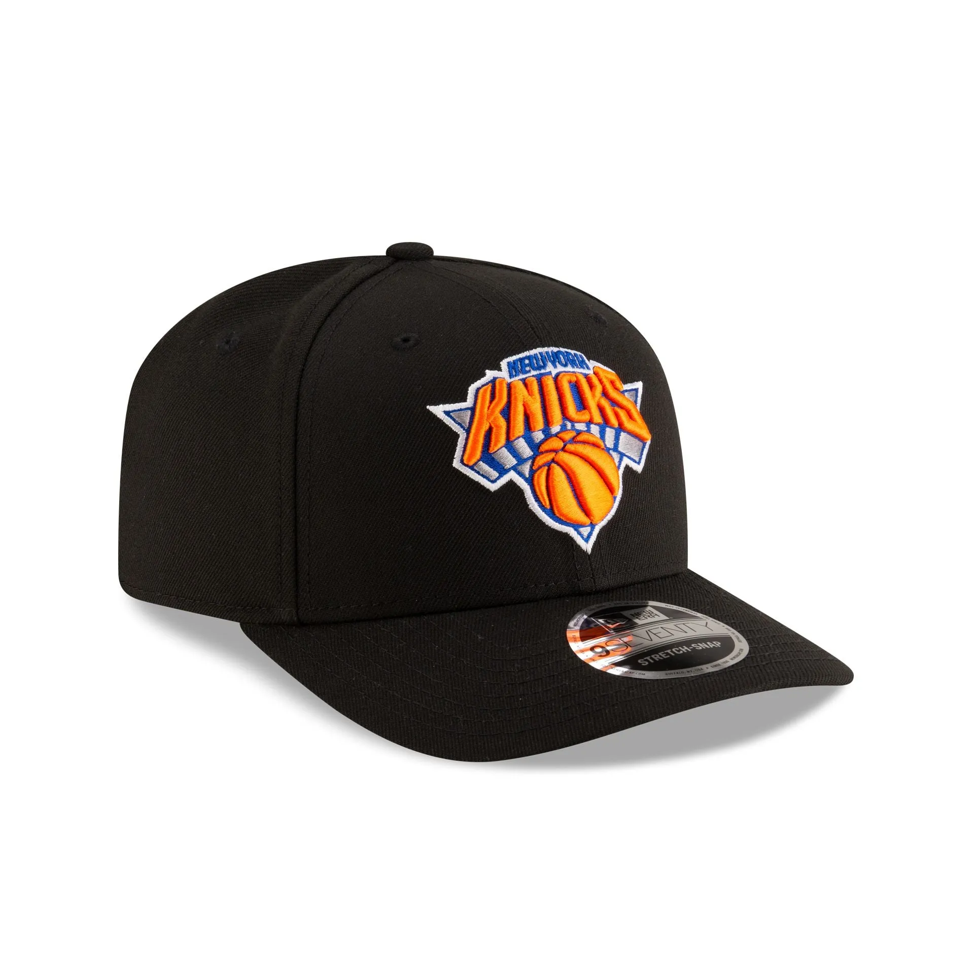 New York Knicks Team Black 9SEVENTY Stretch-Snap Hat sold by New Era product image thumbnail 3