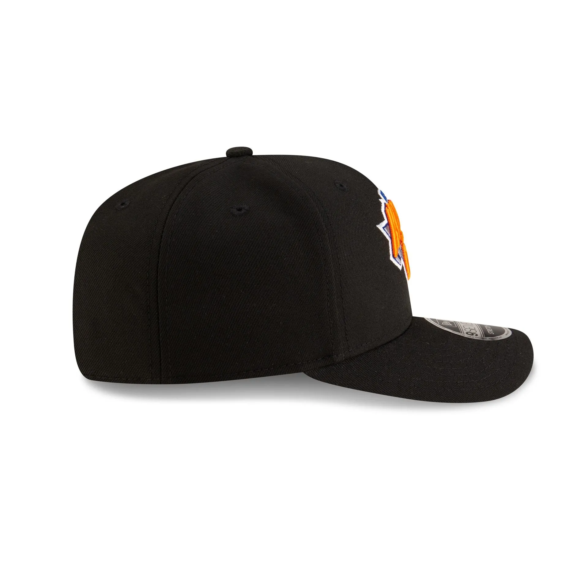New York Knicks Team Black 9SEVENTY Stretch-Snap Hat sold by New Era product image thumbnail 5