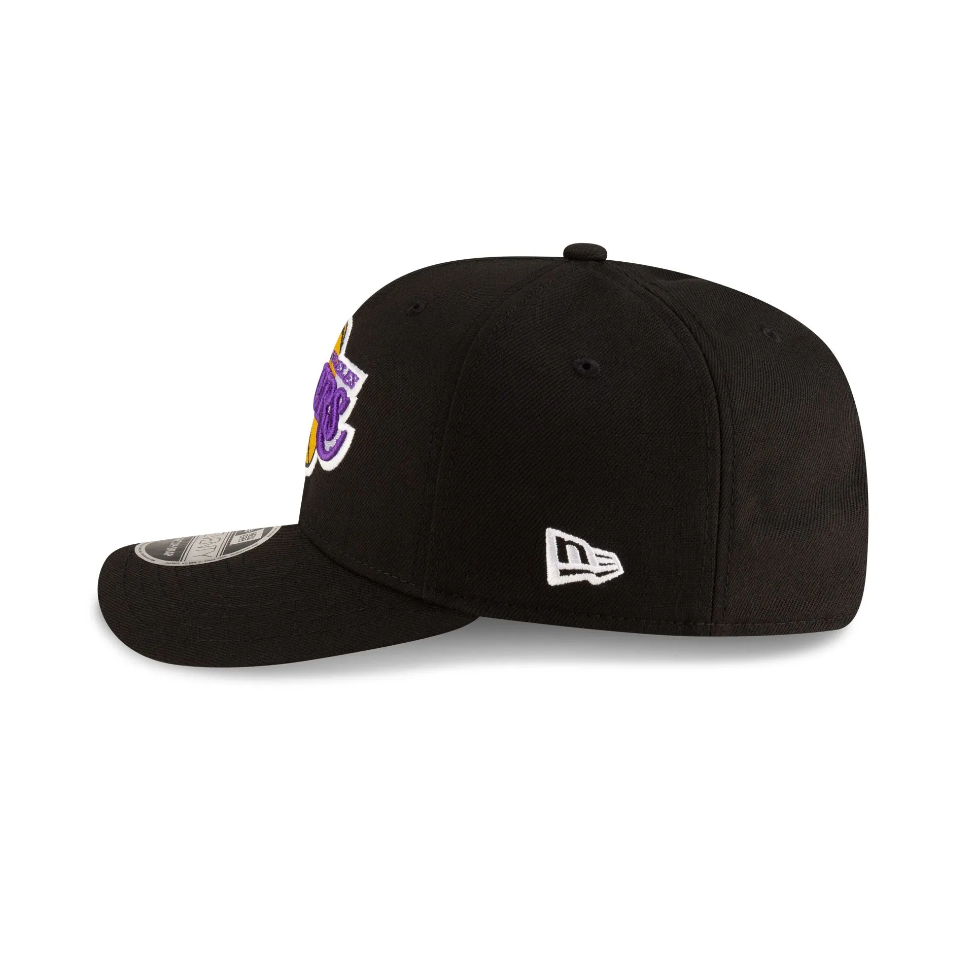 Los Angeles Lakers Team Black 9SEVENTY Stretch-Snap Hat sold by New Era product image thumbnail 4