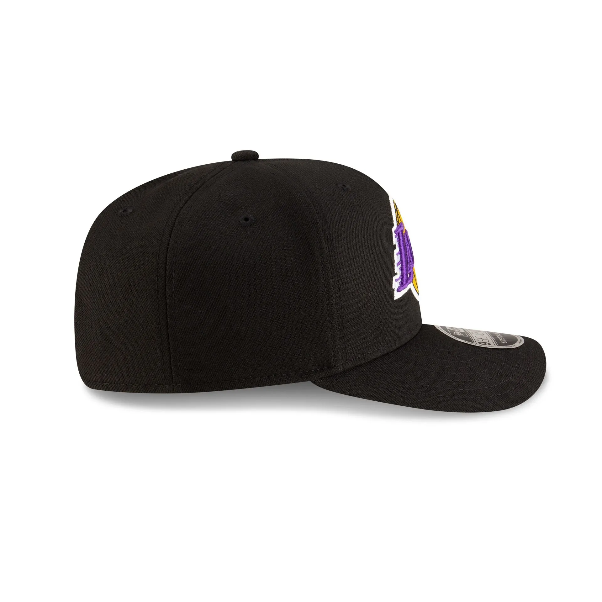 Los Angeles Lakers Team Black 9SEVENTY Stretch-Snap Hat sold by New Era product image thumbnail 5