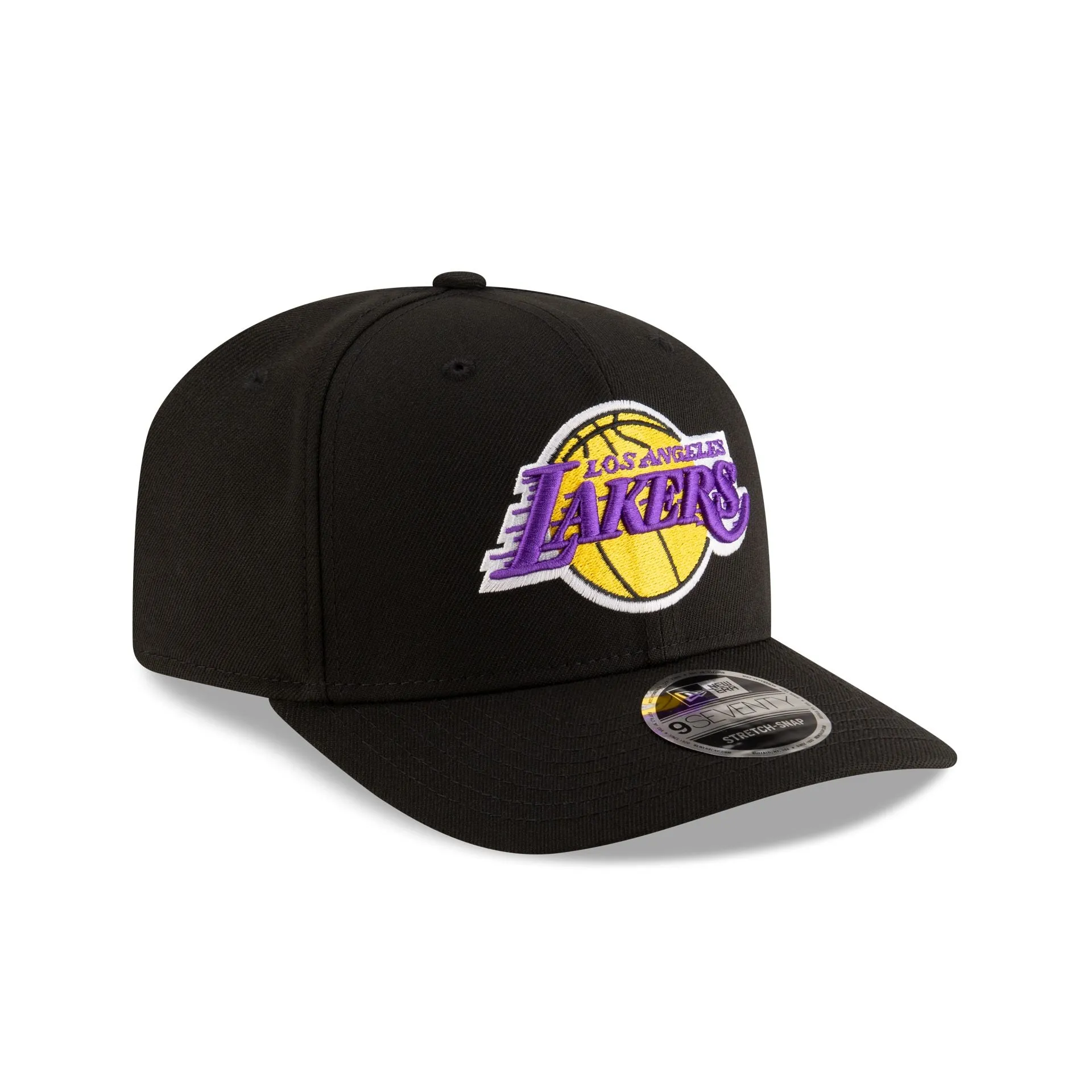 Los Angeles Lakers Team Black 9SEVENTY Stretch-Snap Hat sold by New Era product image thumbnail 3